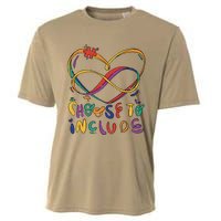 Choose To Include Autism Awareness Teacher Special Education Cooling Performance Crew T-Shirt