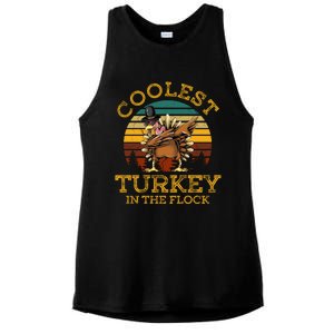 Coolest Turkey In The Flock Ladies PosiCharge Tri-Blend Wicking Tank