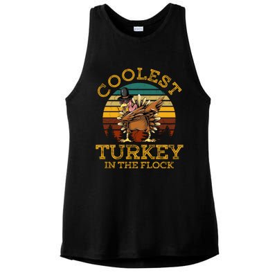 Coolest Turkey In The Flock Ladies PosiCharge Tri-Blend Wicking Tank