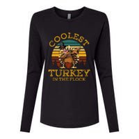 Coolest Turkey In The Flock Womens Cotton Relaxed Long Sleeve T-Shirt