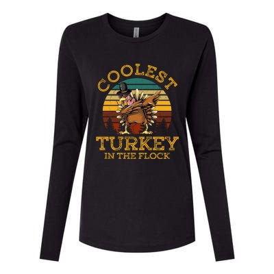 Coolest Turkey In The Flock Womens Cotton Relaxed Long Sleeve T-Shirt