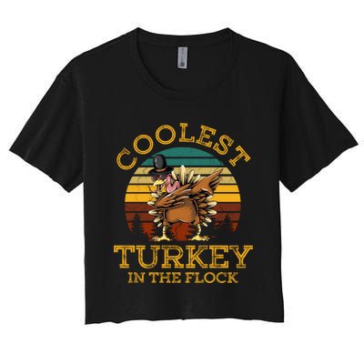 Coolest Turkey In The Flock Women's Crop Top Tee