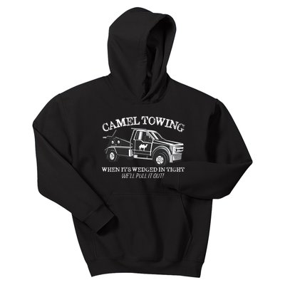 Camel Towing Inappropriate Humor Adult Humor Camel Towing Kids Hoodie