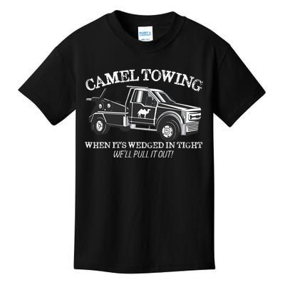 Camel Towing Inappropriate Humor Adult Humor Camel Towing Kids T-Shirt