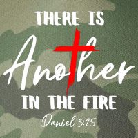 Christian There Is Another In The Fire Daniel 325 Religious Legacy Tie Dye Trucker Hat