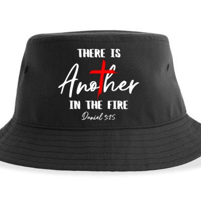 Christian There Is Another In The Fire Daniel 325 Religious Sustainable Bucket Hat