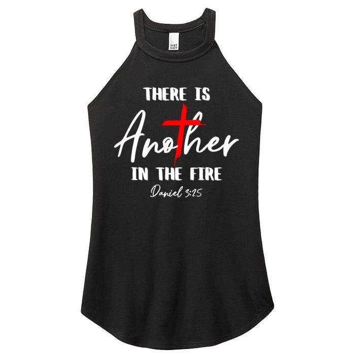 Christian There Is Another In The Fire Daniel 325 Religious Women's Perfect Tri Rocker Tank