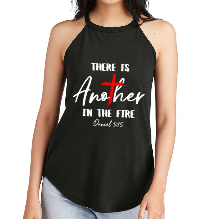 Christian There Is Another In The Fire Daniel 325 Religious Women's Perfect Tri Rocker Tank