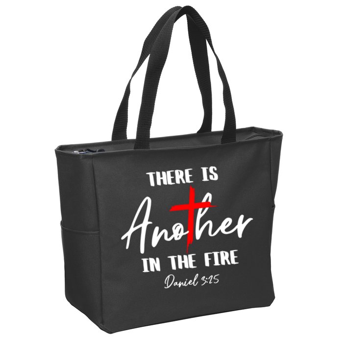 Christian There Is Another In The Fire Daniel 325 Religious Zip Tote Bag