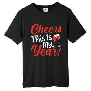 Cheers This Is My Year Celebration New Years Eve Cute Gift Tall Fusion ChromaSoft Performance T-Shirt