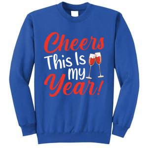 Cheers This Is My Year Celebration New Years Eve Cute Gift Sweatshirt