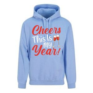 Cheers This Is My Year Celebration New Years Eve Cute Gift Unisex Surf Hoodie