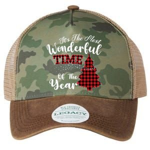 Christmas Trees It's The Most Wonderful Time Of The Year Legacy Tie Dye Trucker Hat