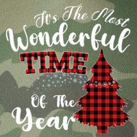 Christmas Trees It's The Most Wonderful Time Of The Year Legacy Tie Dye Trucker Hat