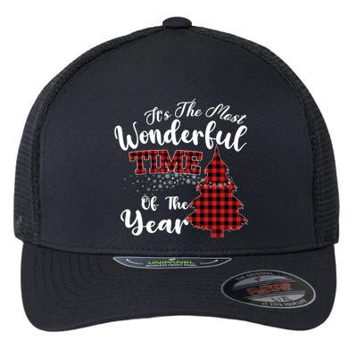 Christmas Trees It's The Most Wonderful Time Of The Year Flexfit Unipanel Trucker Cap