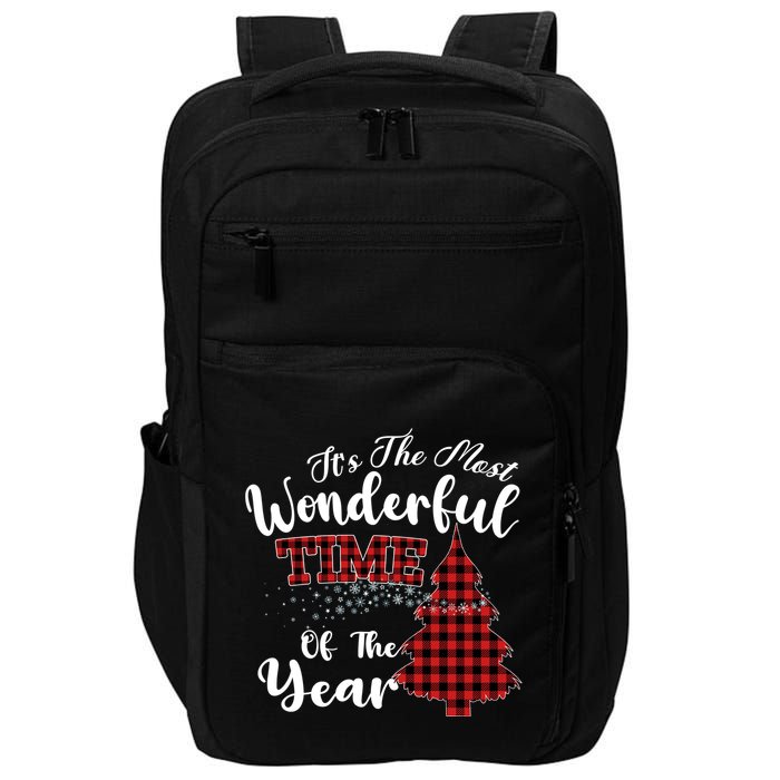 Christmas Trees It's The Most Wonderful Time Of The Year Impact Tech Backpack