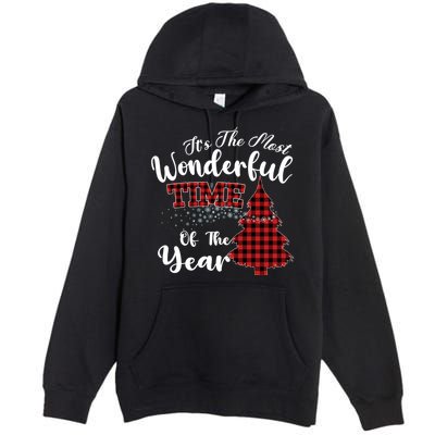 Christmas Trees It's The Most Wonderful Time Of The Year Premium Pullover Hoodie