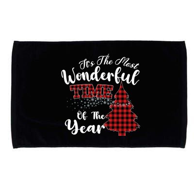 Christmas Trees It's The Most Wonderful Time Of The Year Microfiber Hand Towel