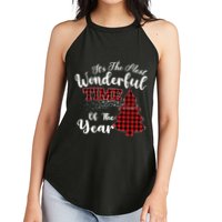 Christmas Trees It's The Most Wonderful Time Of The Year Women's Perfect Tri Rocker Tank