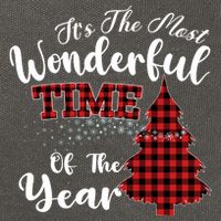 Christmas Trees It's The Most Wonderful Time Of The Year Cotton Canvas Backpack