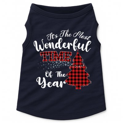 Christmas Trees It's The Most Wonderful Time Of The Year Doggie Tank