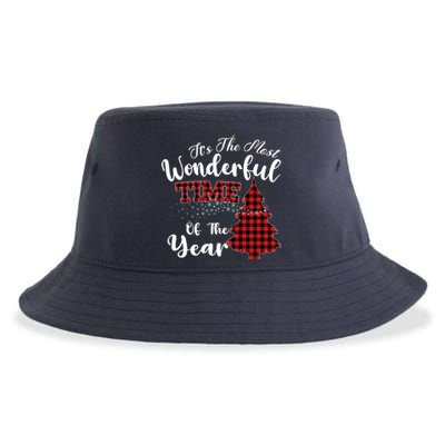 Christmas Trees It's The Most Wonderful Time Of The Year Sustainable Bucket Hat