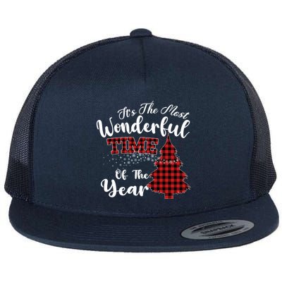 Christmas Trees It's The Most Wonderful Time Of The Year Flatbill Hat