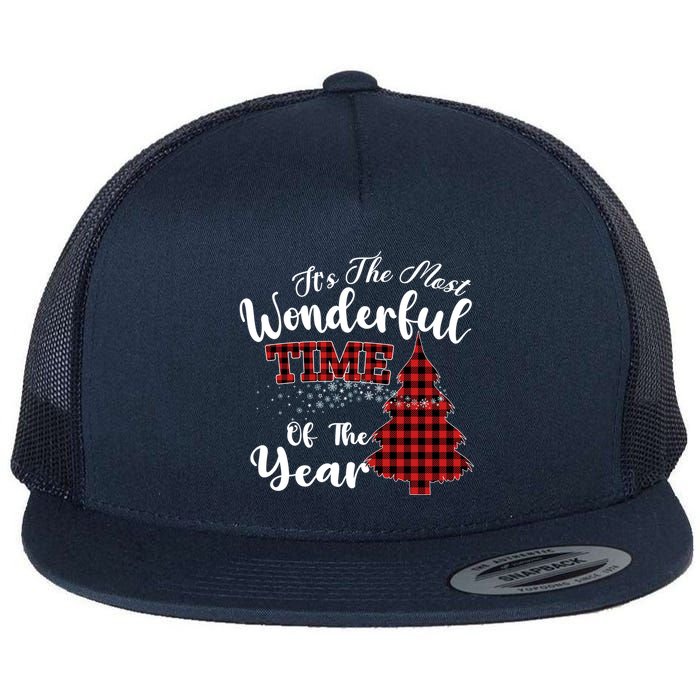 Christmas Trees It's The Most Wonderful Time Of The Year Flatbill Hat
