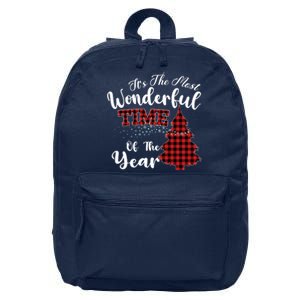 Christmas Trees It's The Most Wonderful Time Of The Year 16 in Basic Backpack