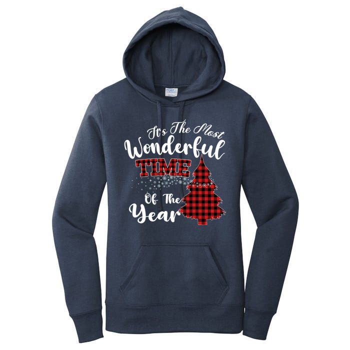 Christmas Trees It's The Most Wonderful Time Of The Year Women's Pullover Hoodie