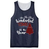 Christmas Trees It's The Most Wonderful Time Of The Year Mesh Reversible Basketball Jersey Tank