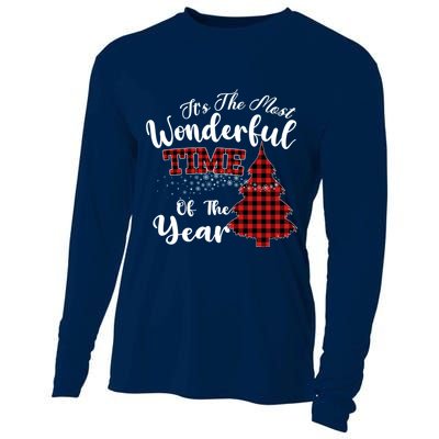 Christmas Trees It's The Most Wonderful Time Of The Year Cooling Performance Long Sleeve Crew