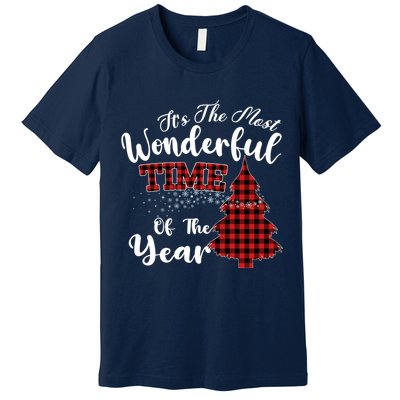 Christmas Trees It's The Most Wonderful Time Of The Year Premium T-Shirt