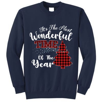 Christmas Trees It's The Most Wonderful Time Of The Year Tall Sweatshirt