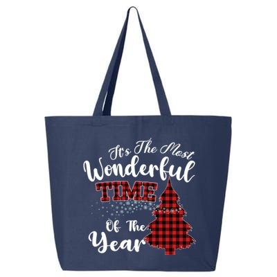 Christmas Trees It's The Most Wonderful Time Of The Year 25L Jumbo Tote
