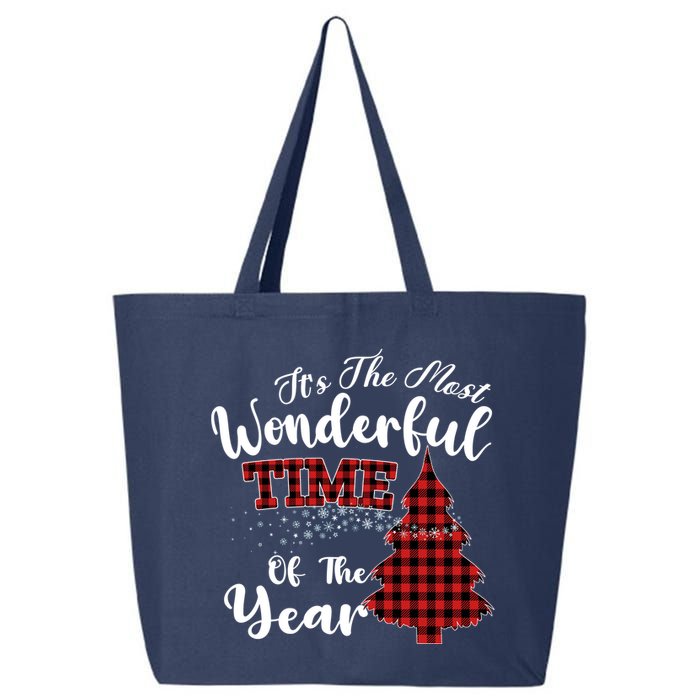 Christmas Trees It's The Most Wonderful Time Of The Year 25L Jumbo Tote