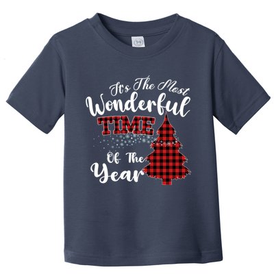 Christmas Trees It's The Most Wonderful Time Of The Year Toddler T-Shirt