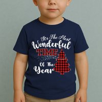 Christmas Trees It's The Most Wonderful Time Of The Year Toddler T-Shirt