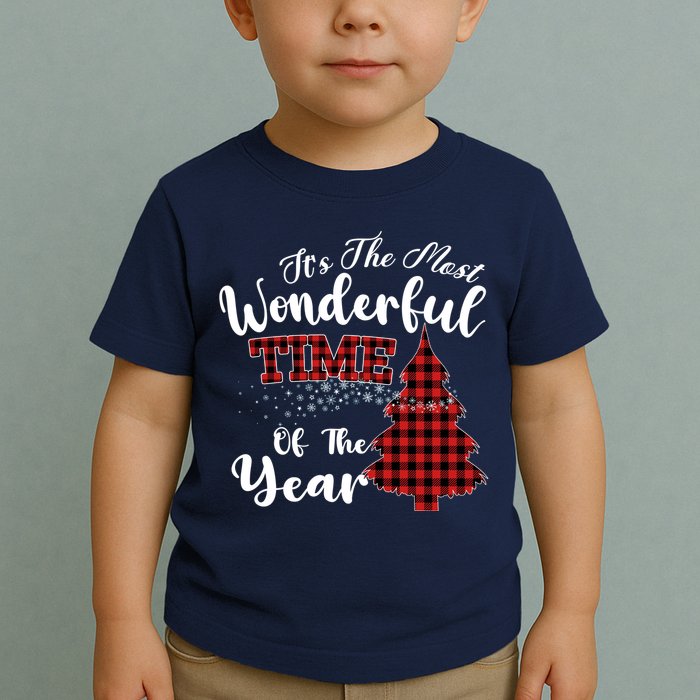 Christmas Trees It's The Most Wonderful Time Of The Year Toddler T-Shirt