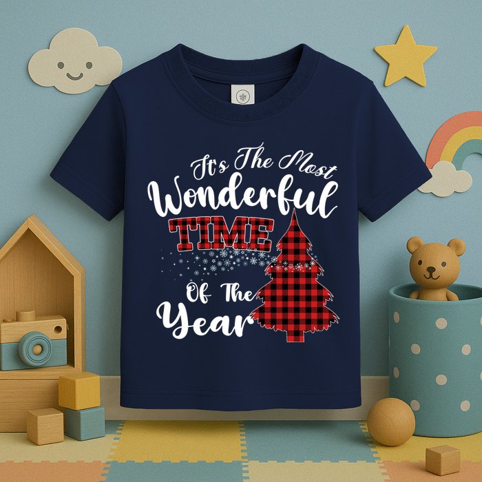 Christmas Trees It's The Most Wonderful Time Of The Year Toddler T-Shirt