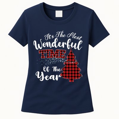 Christmas Trees It's The Most Wonderful Time Of The Year Womens T-Shirt
