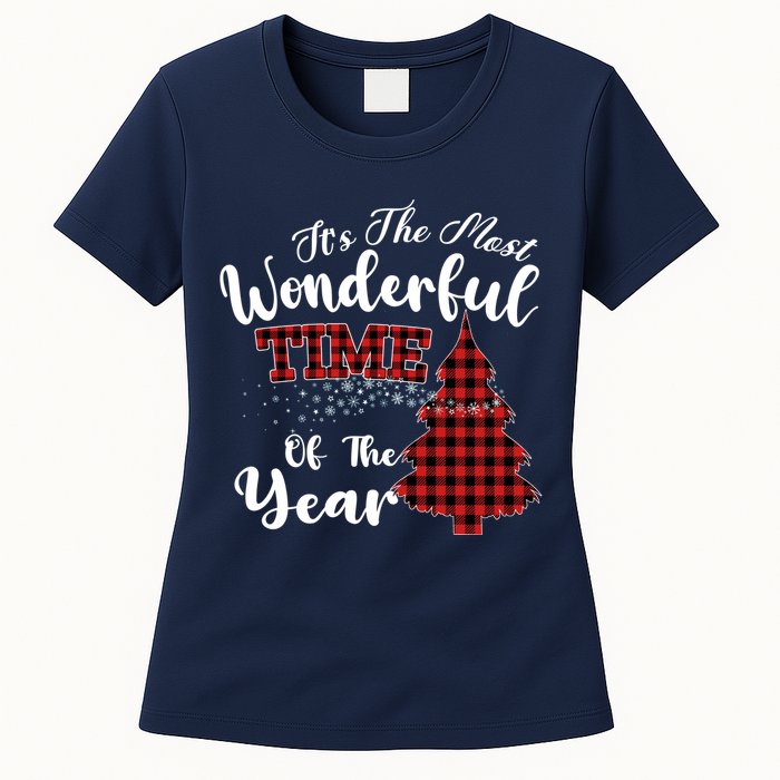 Christmas Trees It's The Most Wonderful Time Of The Year Womens T-Shirt