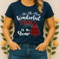 Christmas Trees It's The Most Wonderful Time Of The Year Womens T-Shirt