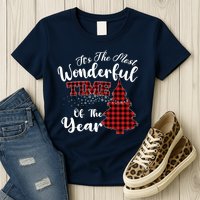 Christmas Trees It's The Most Wonderful Time Of The Year Womens T-Shirt