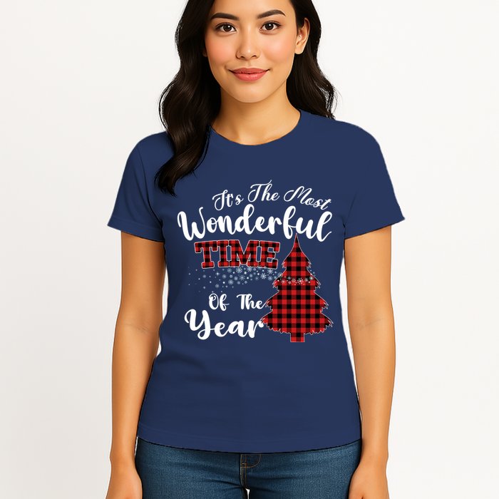 Christmas Trees It's The Most Wonderful Time Of The Year Womens T-Shirt