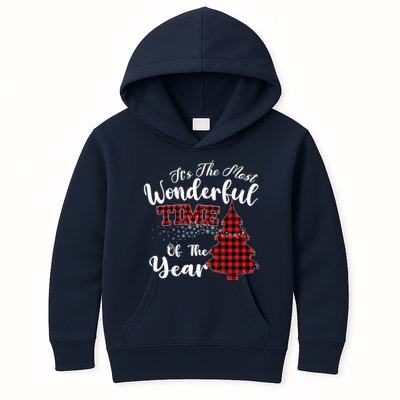 Christmas Trees It's The Most Wonderful Time Of The Year Kids Hoodie