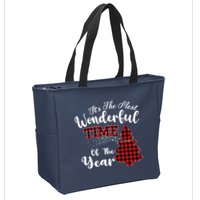 Christmas Trees It's The Most Wonderful Time Of The Year Zip Tote Bag
