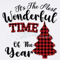 Christmas Trees It's The Most Wonderful Time Of The Year Garment-Dyed Sweatshirt