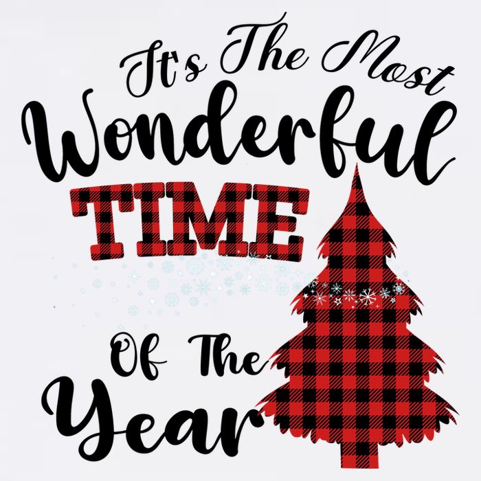 Christmas Trees It's The Most Wonderful Time Of The Year Garment-Dyed Sweatshirt