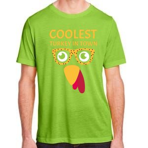 Coolest Turkey In Town Turkish Nose Glasses Disguise Gift Adult ChromaSoft Performance T-Shirt